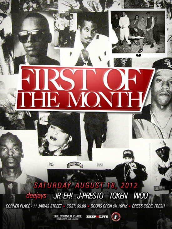 First Of The Month - August Edition
